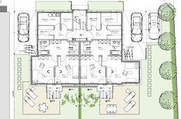 Doppelhaus Grundriss